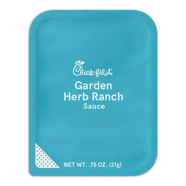 Garden herb ranch sauce packet