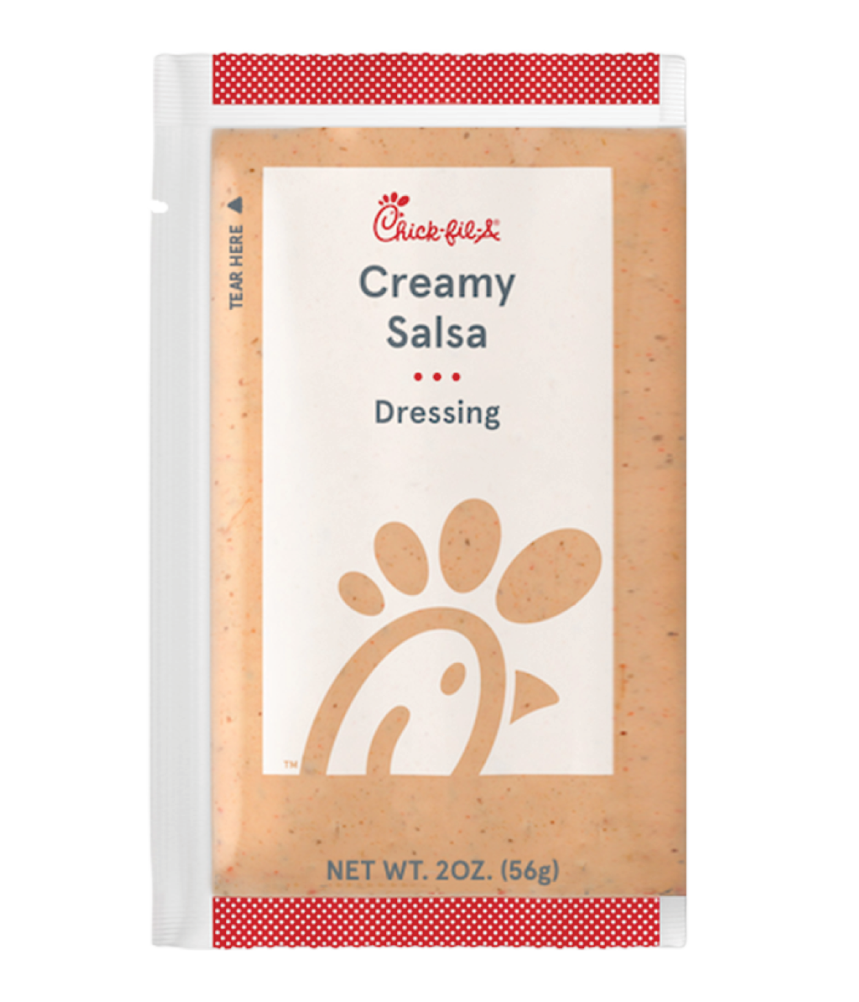 Creamy Salsa dressing in a sauce packet