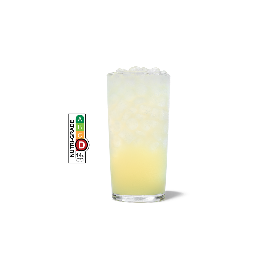 Chick-fil-A® Lemonade with the NUTRIGRADE Ranking of D, at 14% sugar.